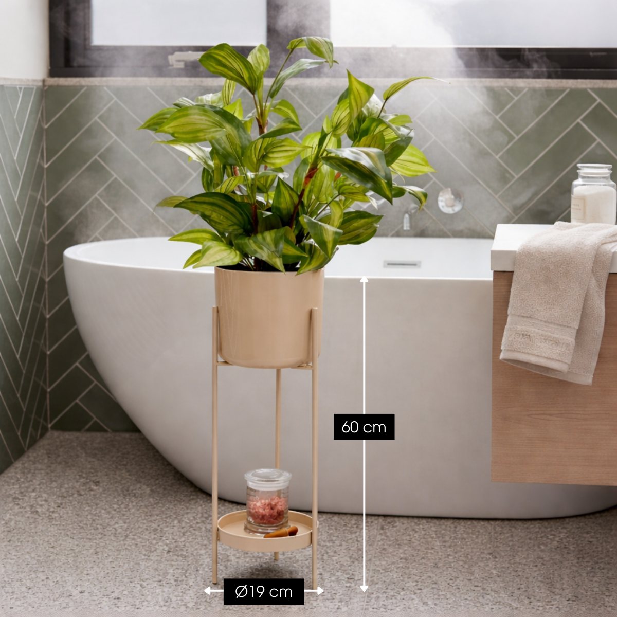 Bloempot binnen Colyn Beige