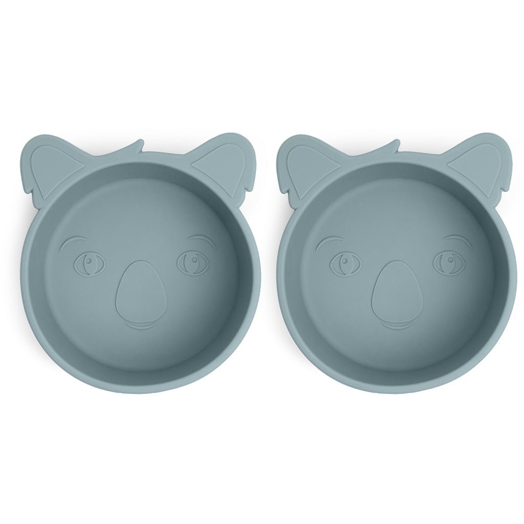 Alex siliconen diep bord 2-pack Koala Lood
