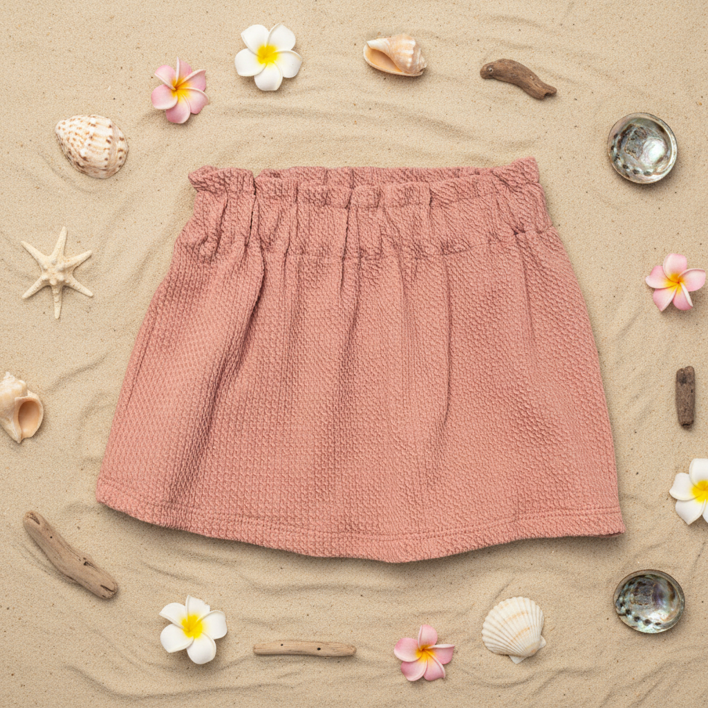 Rokje cable clay pink