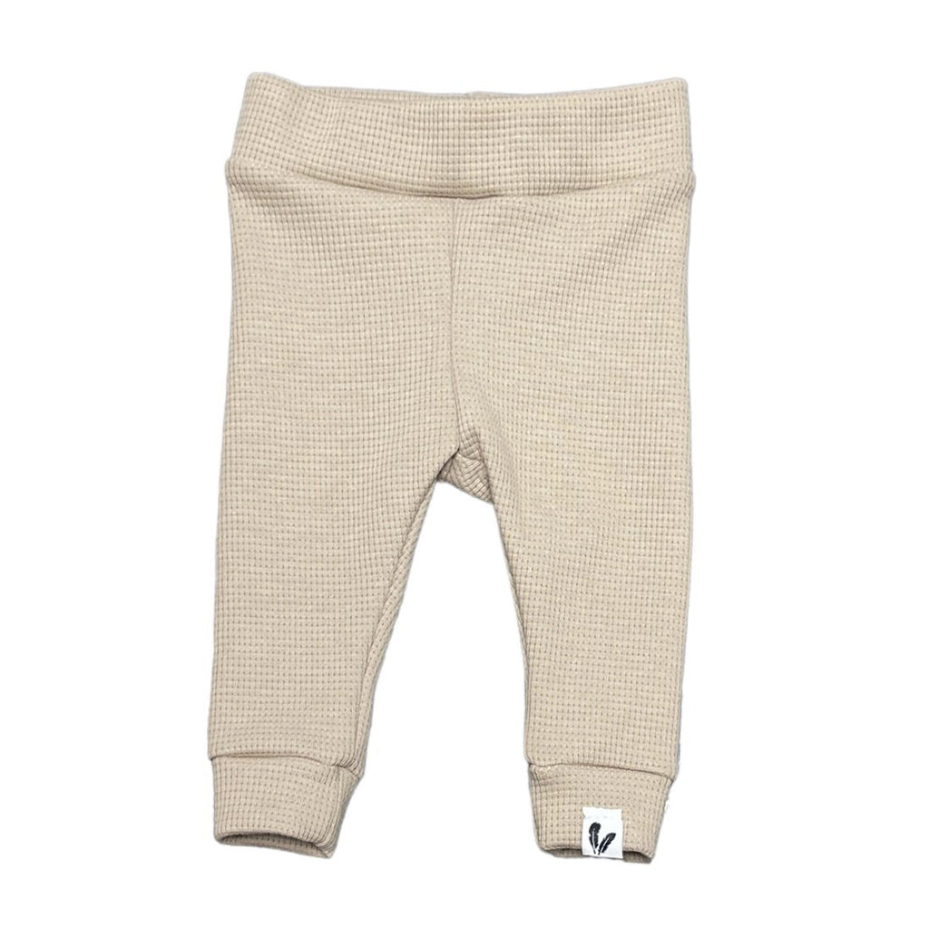 Newborn broekje waffel beige