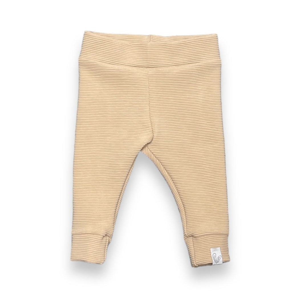 Newborn broekje rib zand