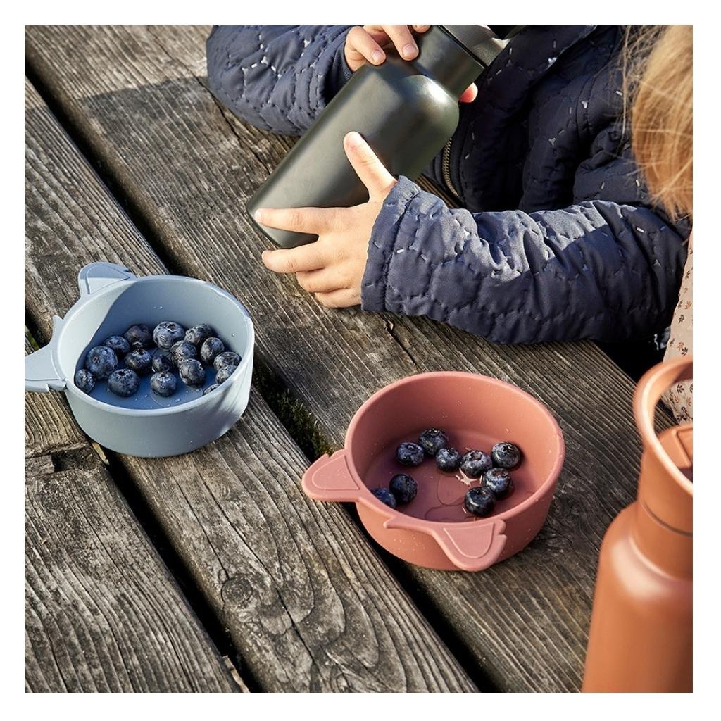 Alex siliconen diep bord 2-pack Koala Mahonie