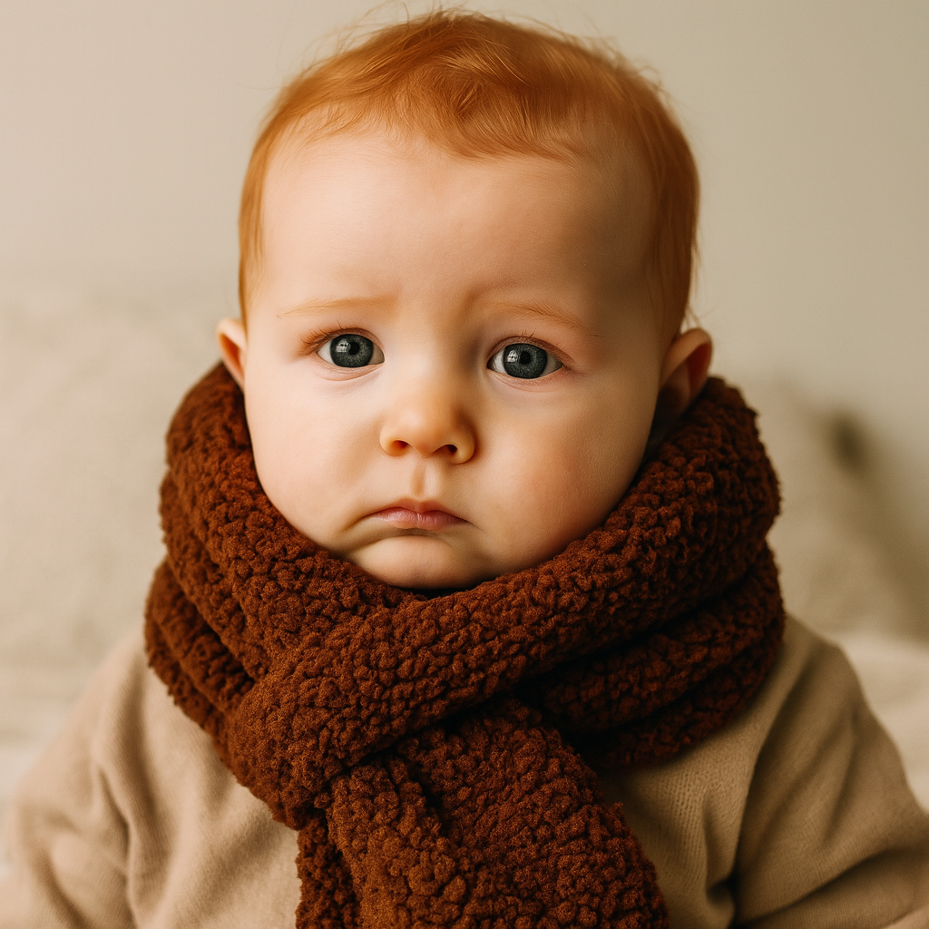 Sjaal teddy Bruin Baby/Kind